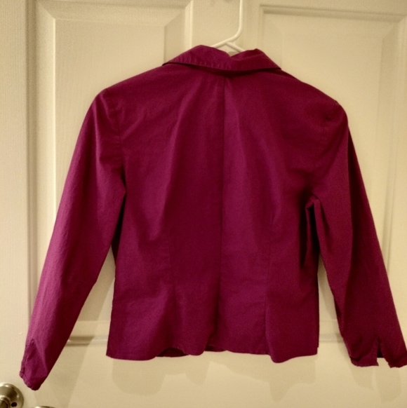 Y2k 90s Ann Taylor Women's Purple Top - Picture 5 of 7